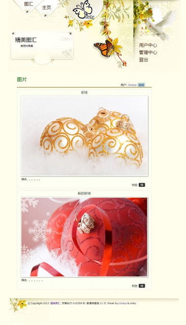 PHP精美图汇单张图片截图