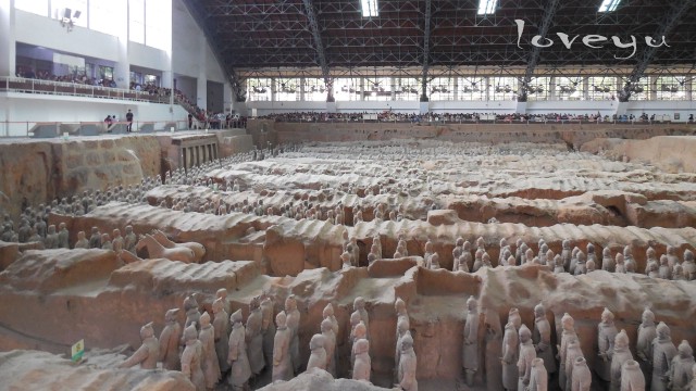 兵马俑 一号 侧面