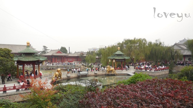华清池 远望