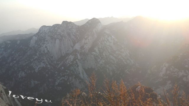 华山,山峦