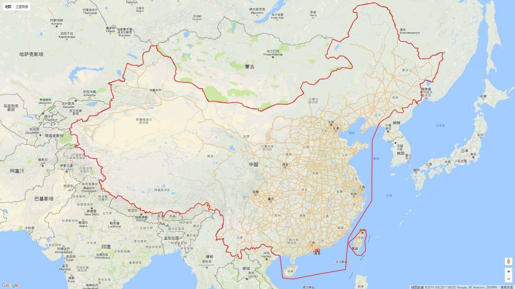 中国GPS坐标
